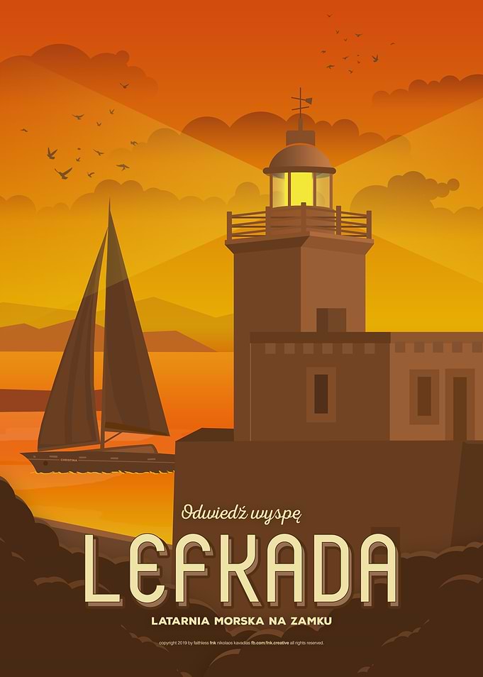 Lighthouse at sunset