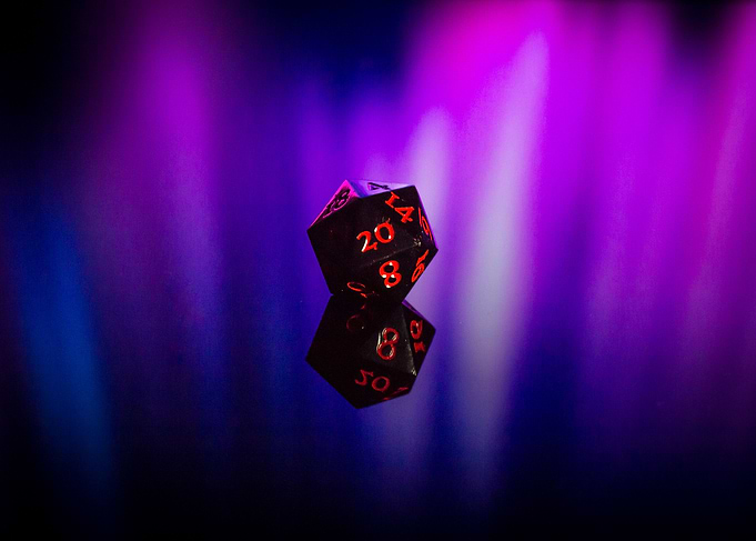 Metal Dice in Aurora I