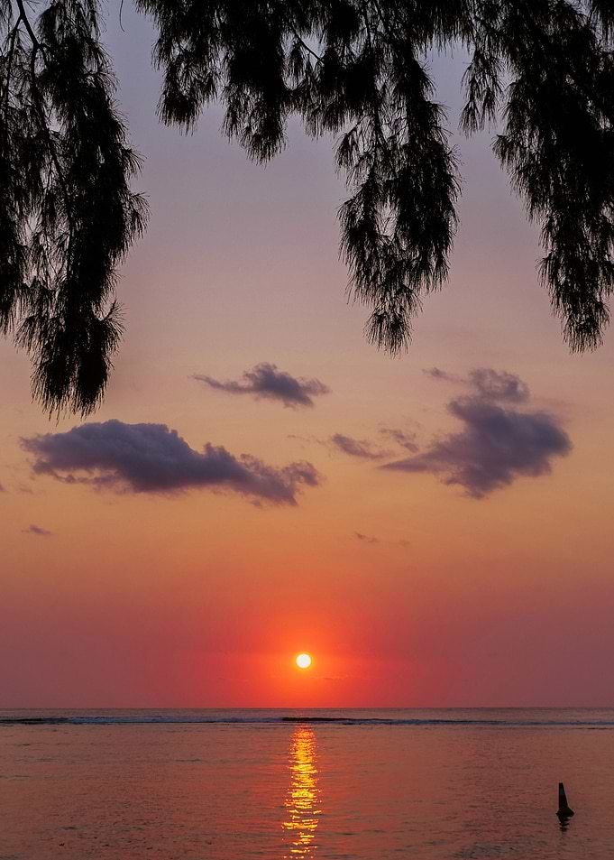 Sunset in Mauritius