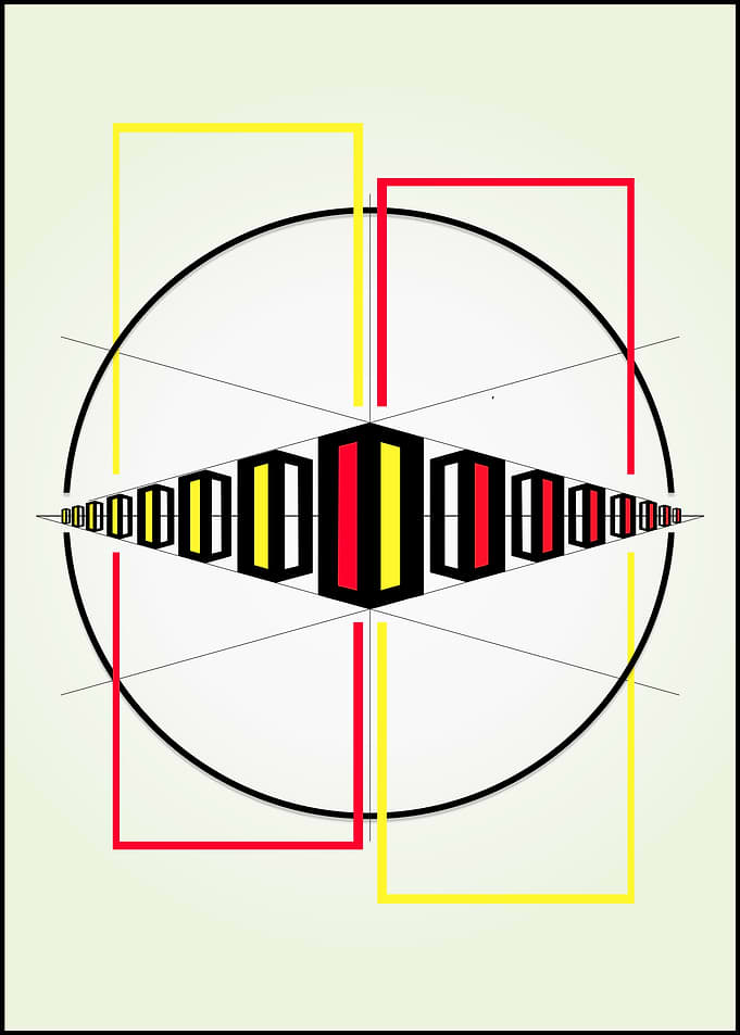 Red yellow Rectangles