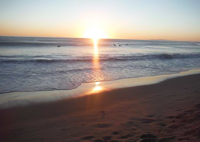 Surfers at Sunset Beach 1