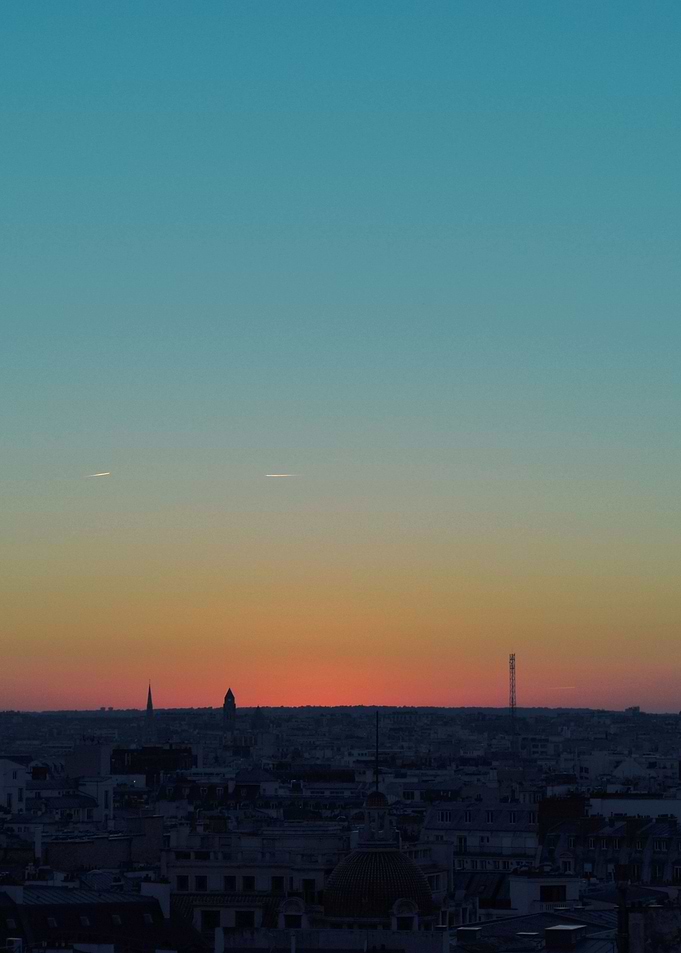 Sunset in Paris