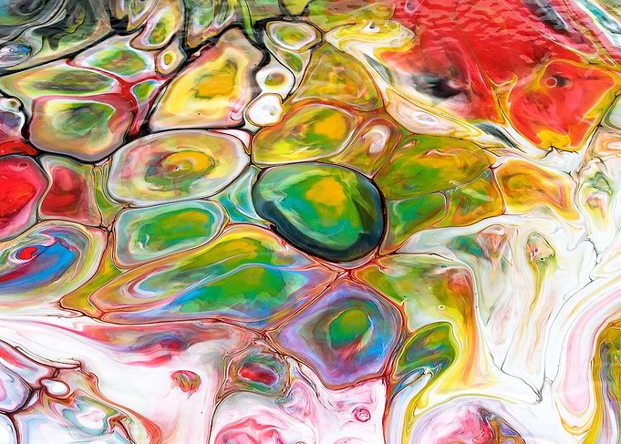 Splash of color