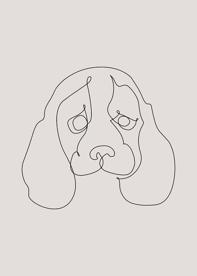 One Line Beagle