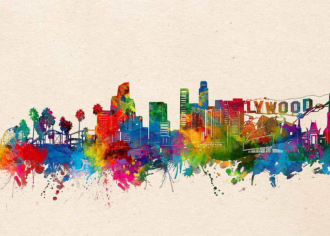 los angeles skyline