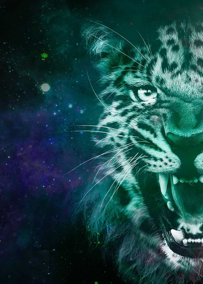 Galaxy Leopard Green