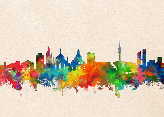 munich watercolor