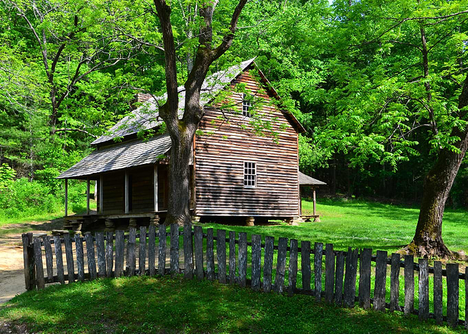 Tipton Place cabin 1800s