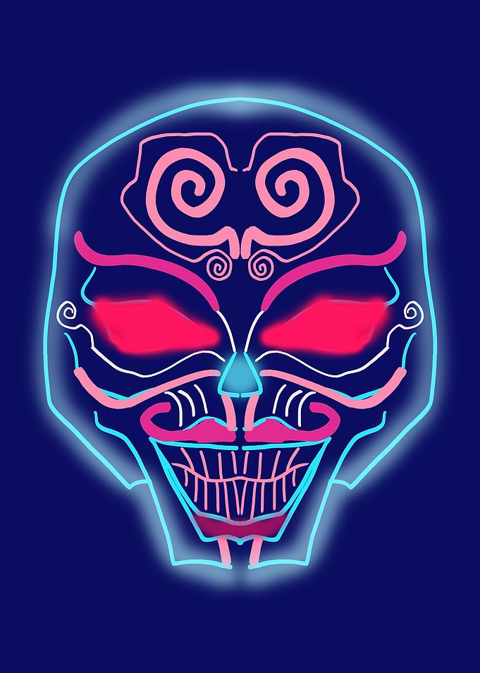 Neon Mask 3