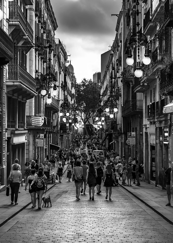Black And White Street