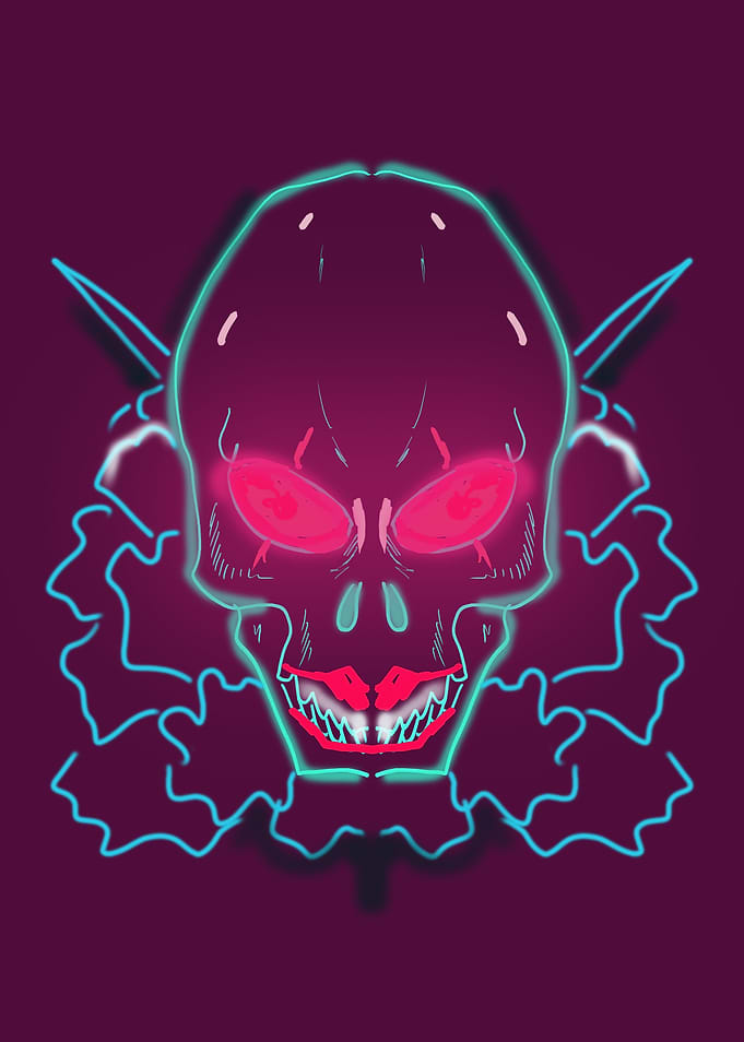 Neon Mask 1