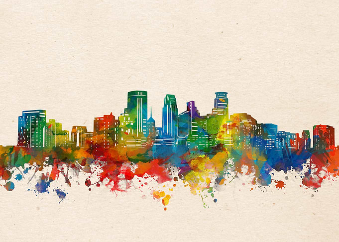 minneapolis watercolor