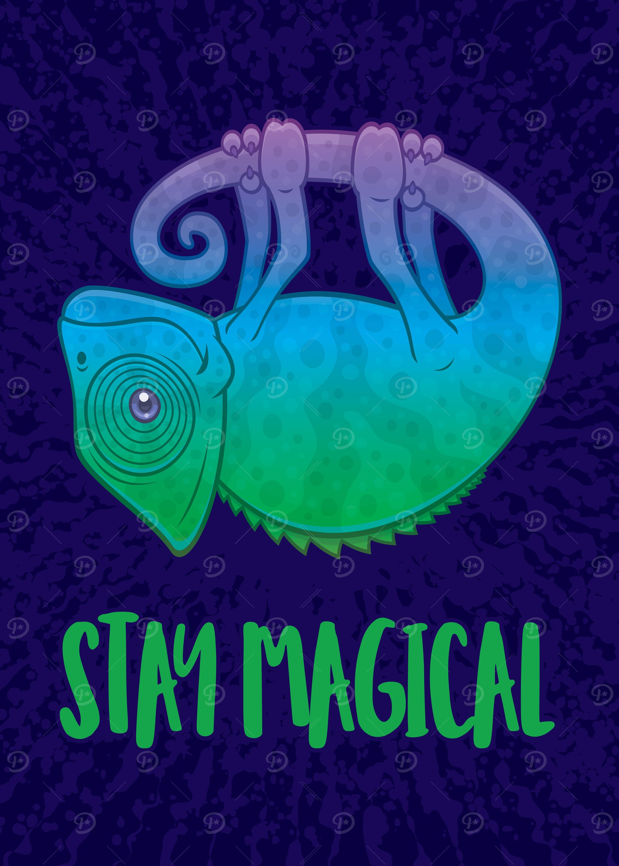 Stay Magical Chameleon