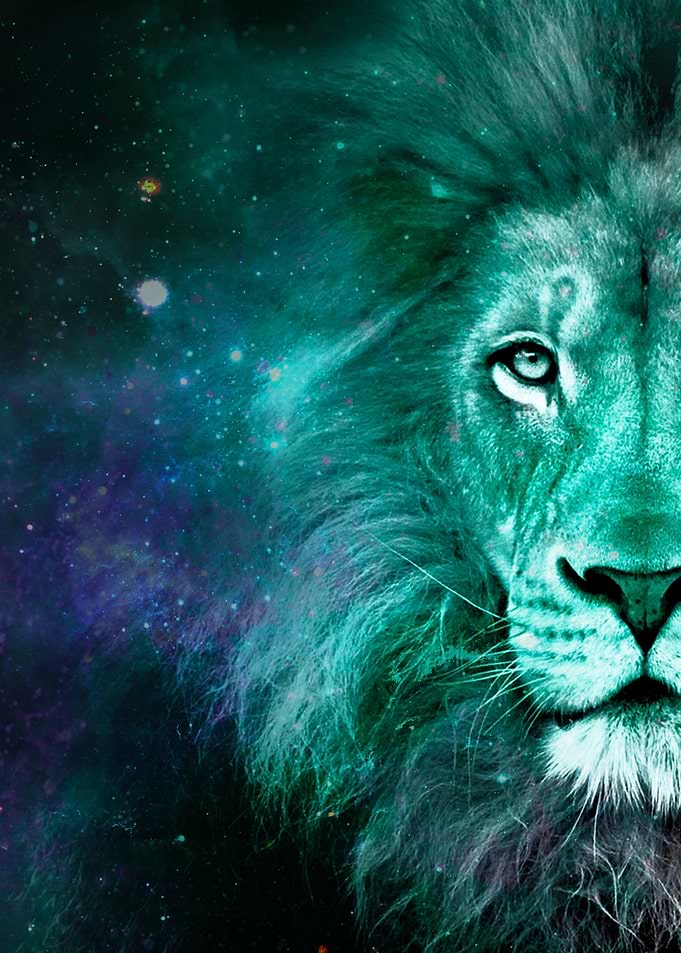 Galaxy Lion Green