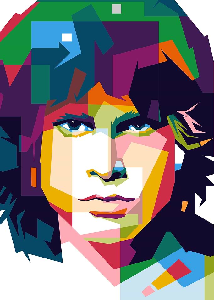 People in WPAP Pop Art
