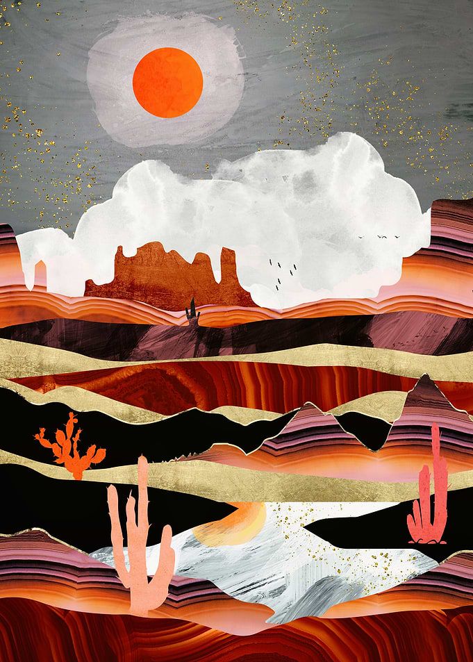 Coral Desert Lake