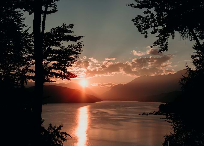 Austrian sunset