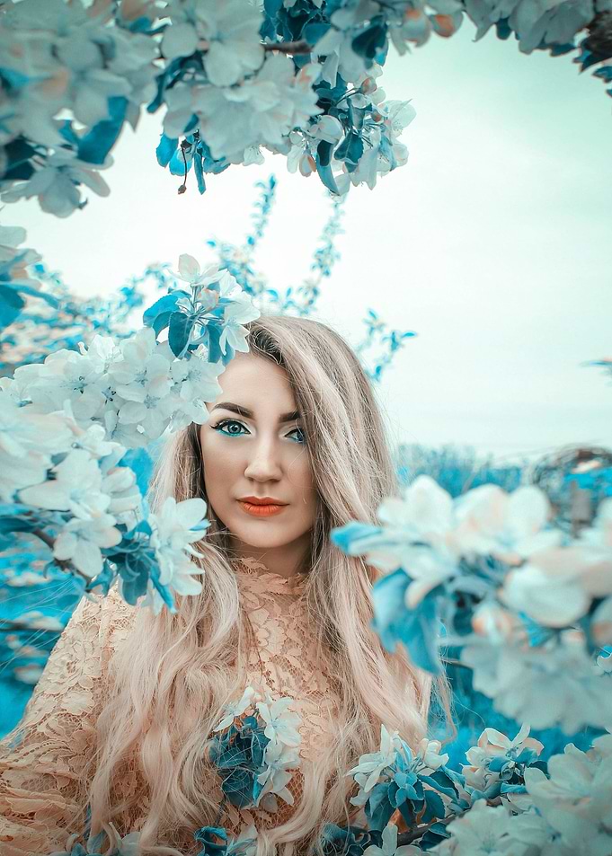 fine art woman portrait