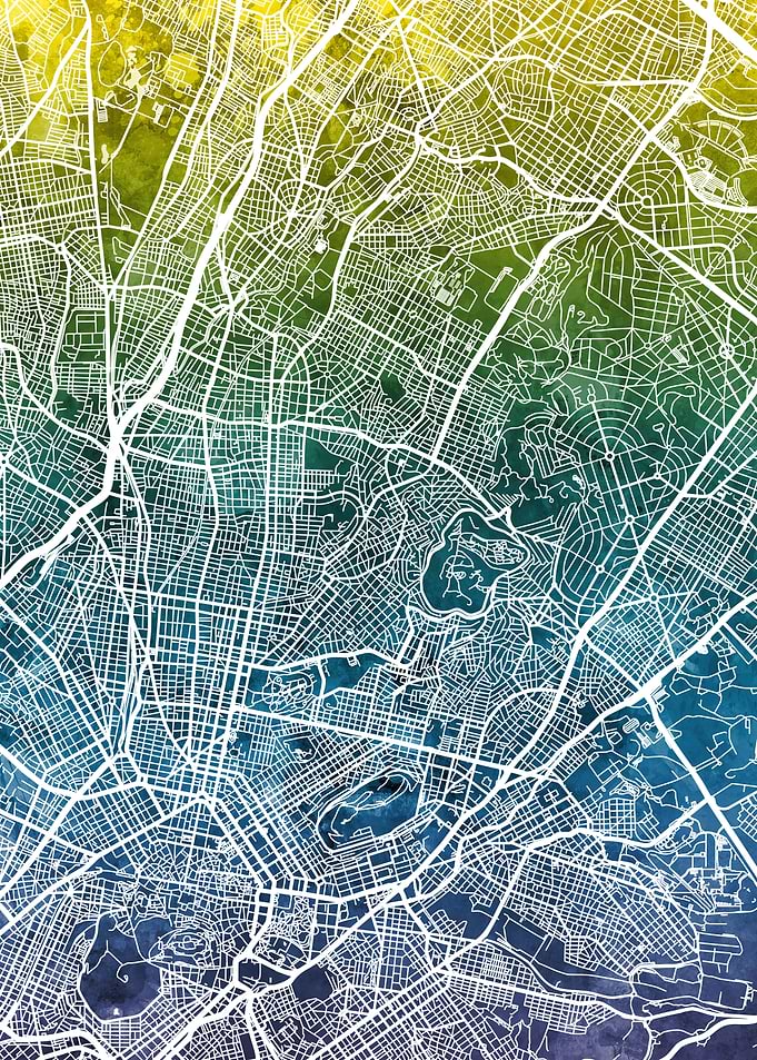Athens Greece Map