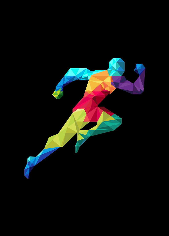 Running Lowpoly