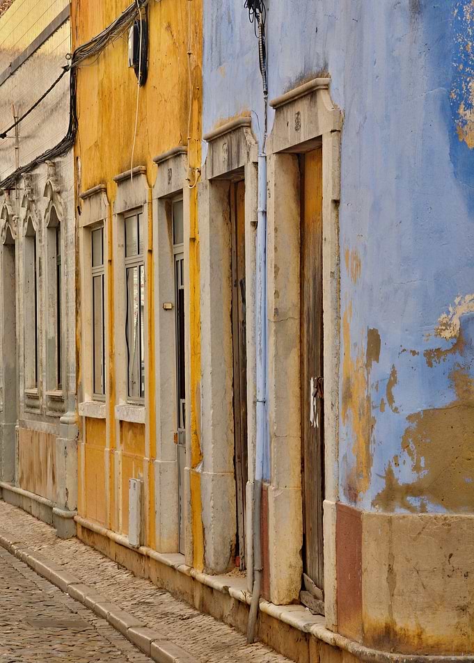 Typical Algarve facades