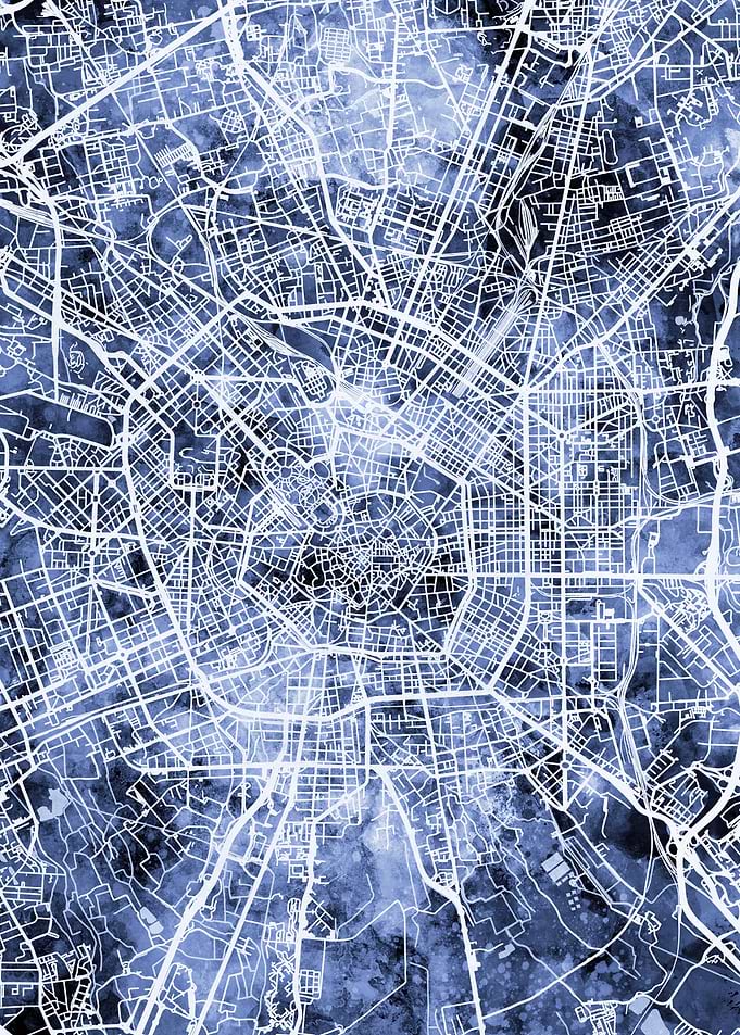 Milan Italy Map