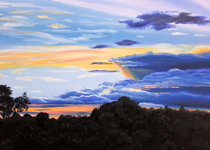 Fabulous evening sky