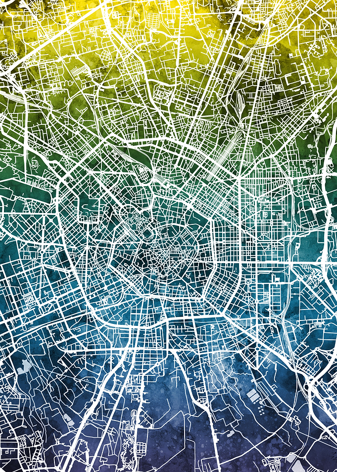 Milan Italy Map