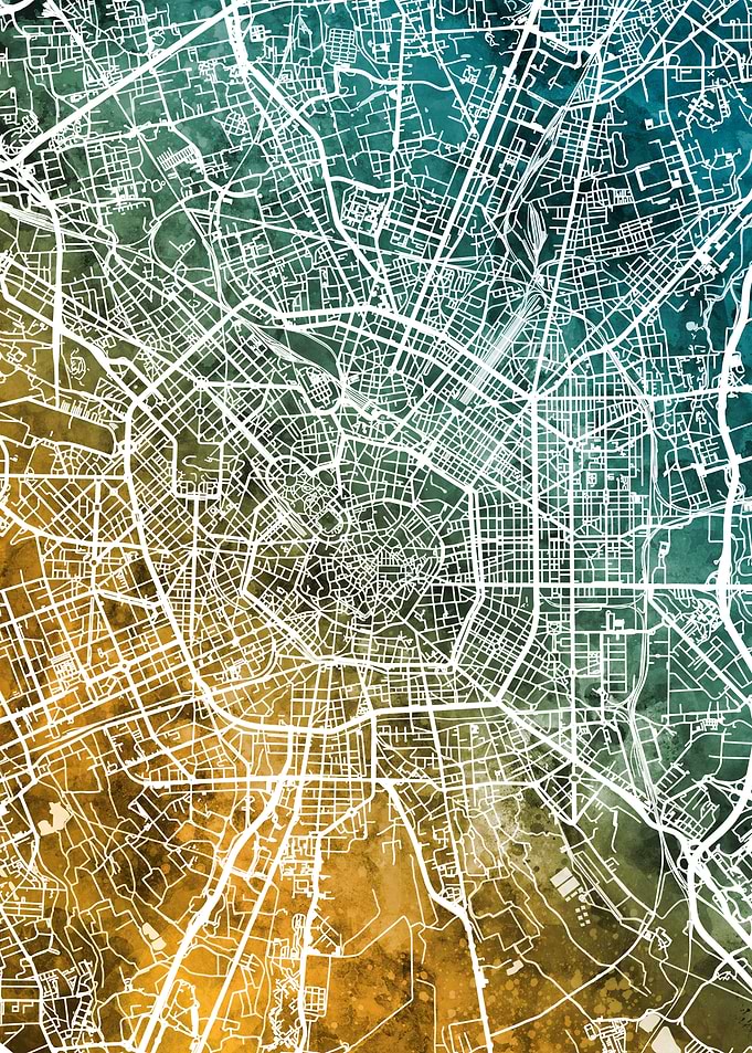 Milan Italy Map