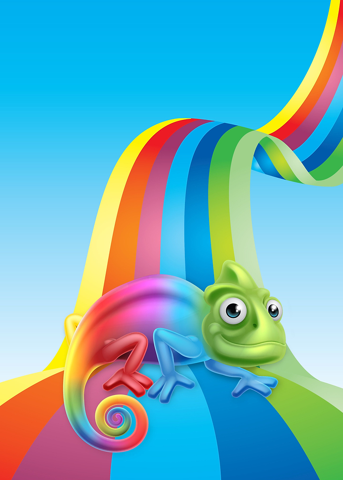 Chameleon rainbow