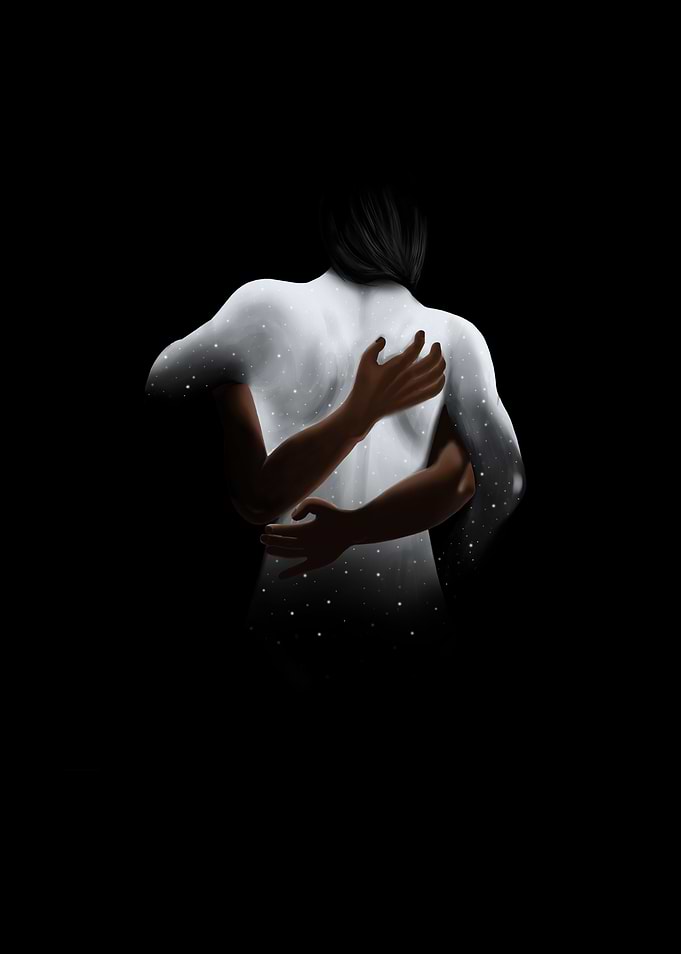 Lovers at night