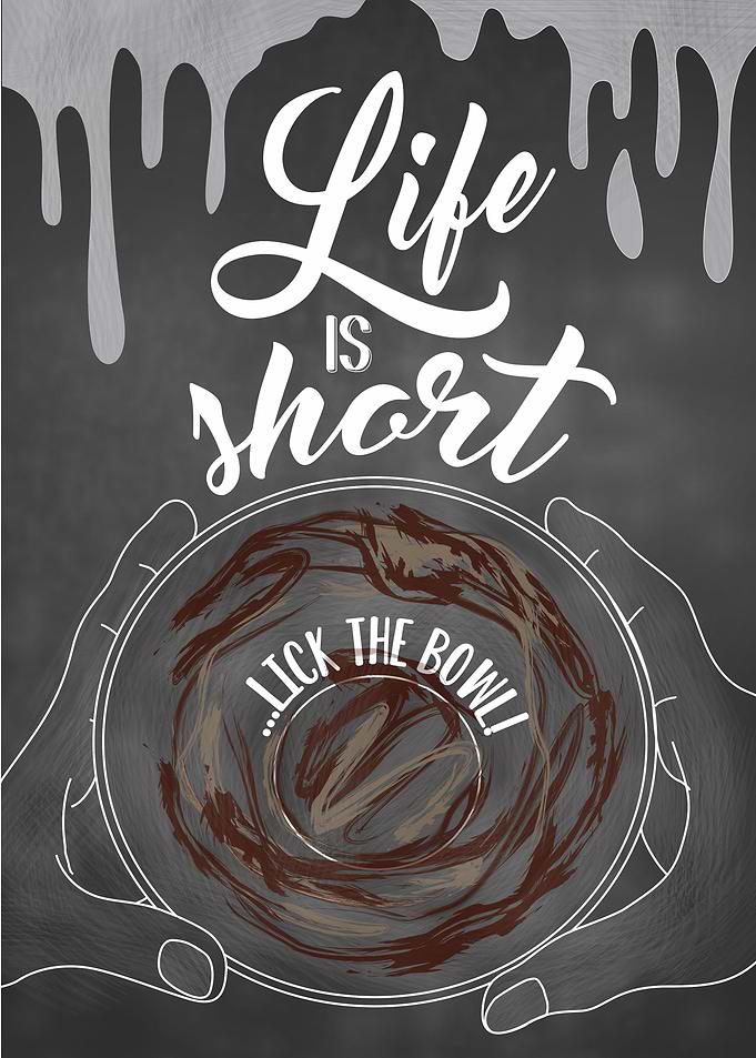 Life is short Kitchen Sign