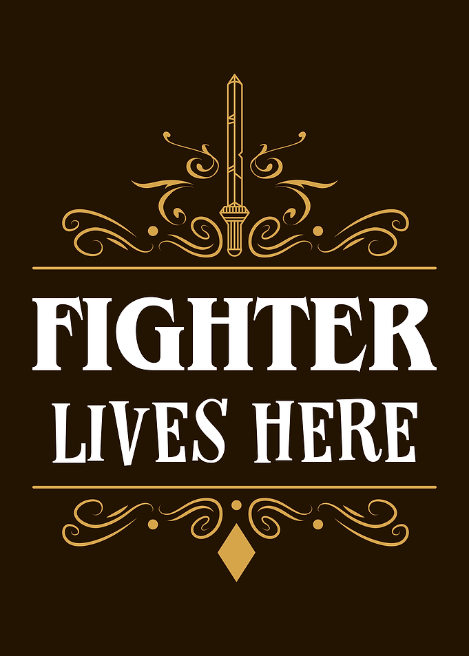 A Fighter Lives Here