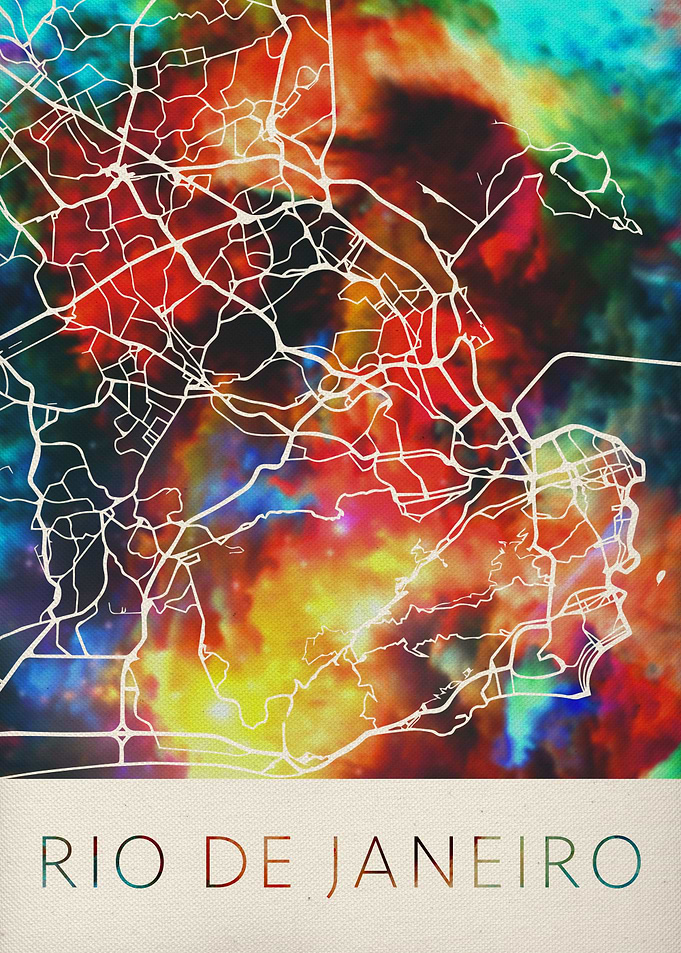 Rio De Janeiro Watercolor