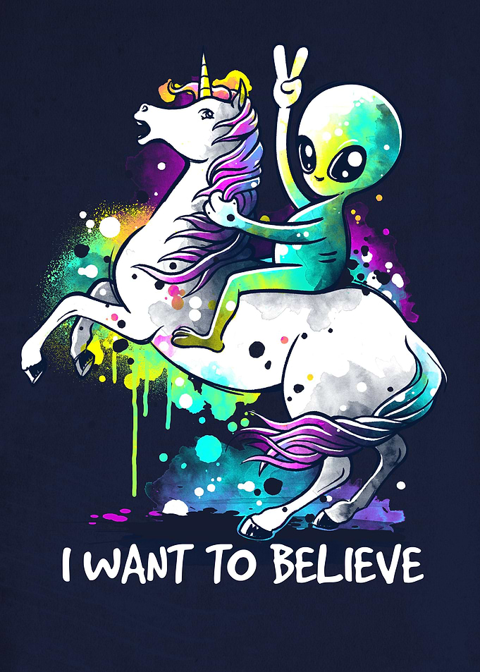 I want to believe watercol