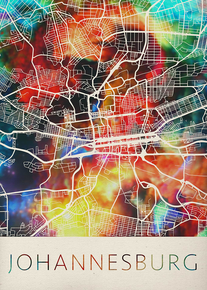 Johannesburg City Map