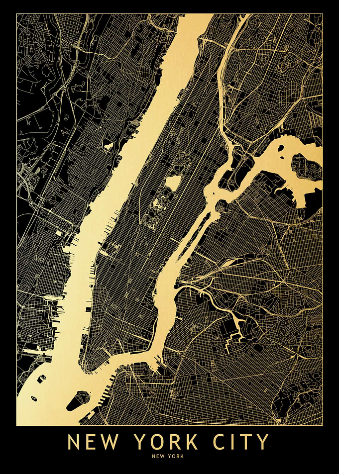 New York City Gold Map