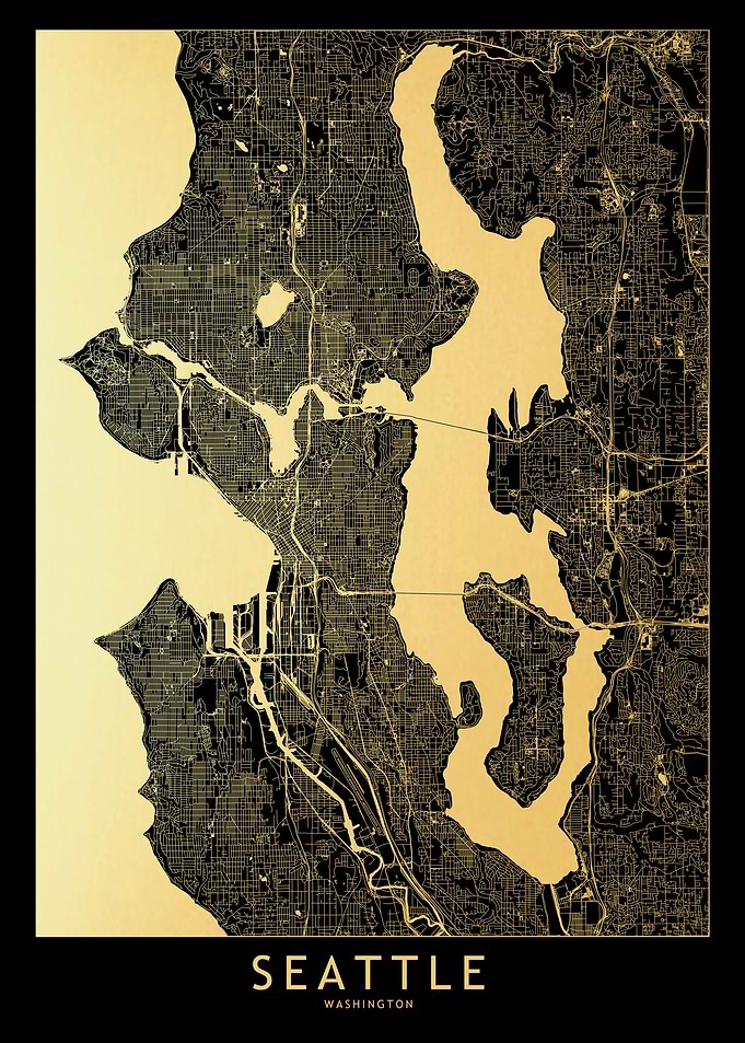 Seattle Gold Map