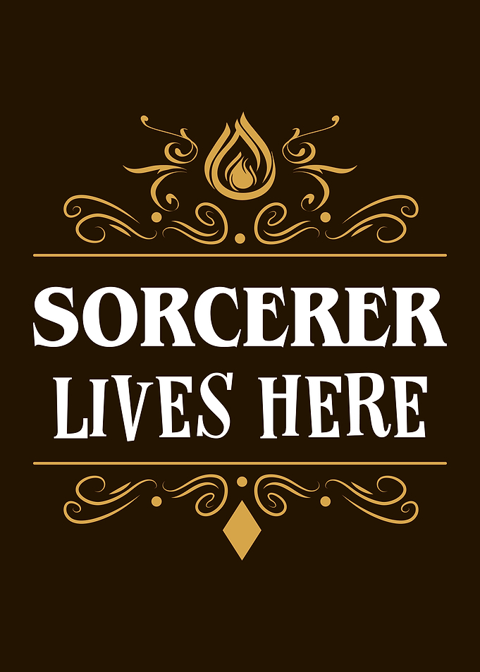 A Sorcerer Lives Here