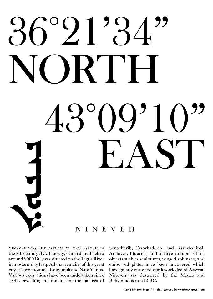 Nineveh Coordinates