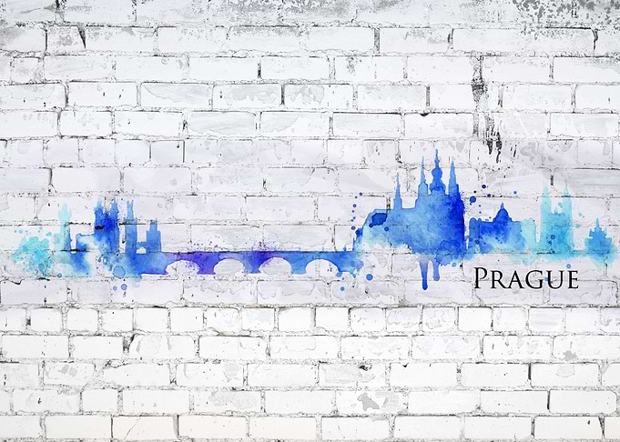 Prague water color