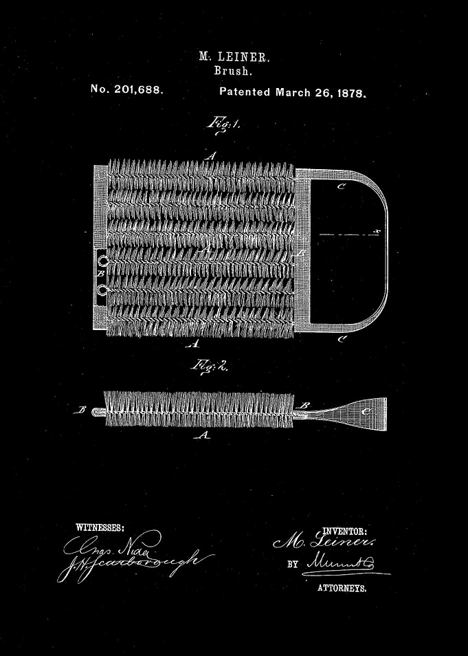 brush black patent