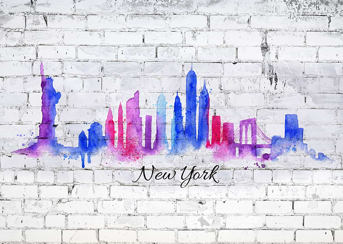 New York City water color