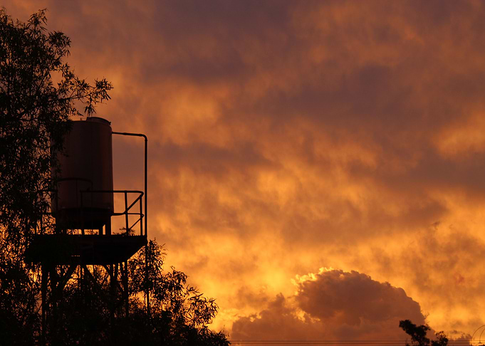Stunning sunset