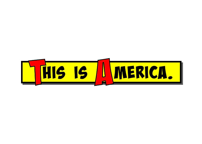 Comic book This is America