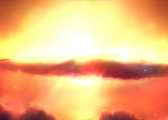 Yellow Star in universe