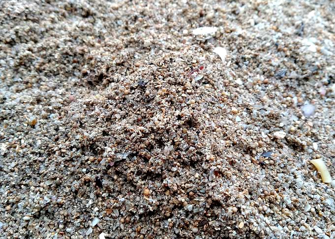 colorful sand