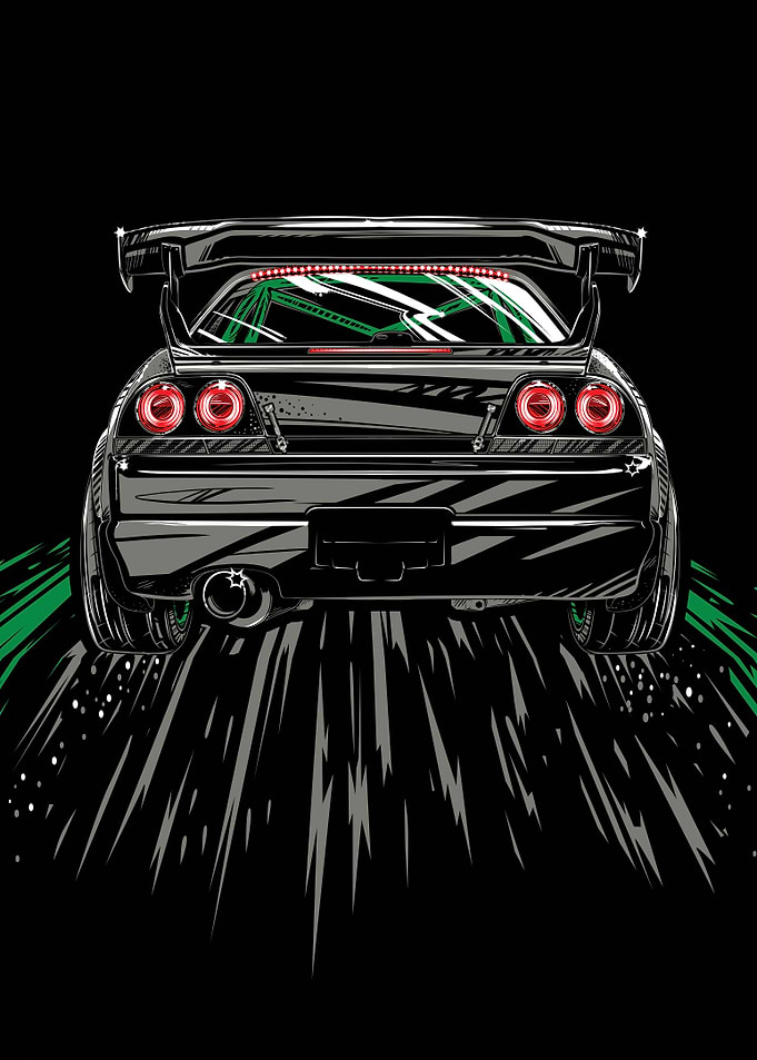 Nissan Skyline R33 drift