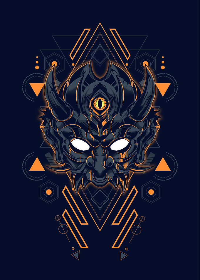 Devil mask