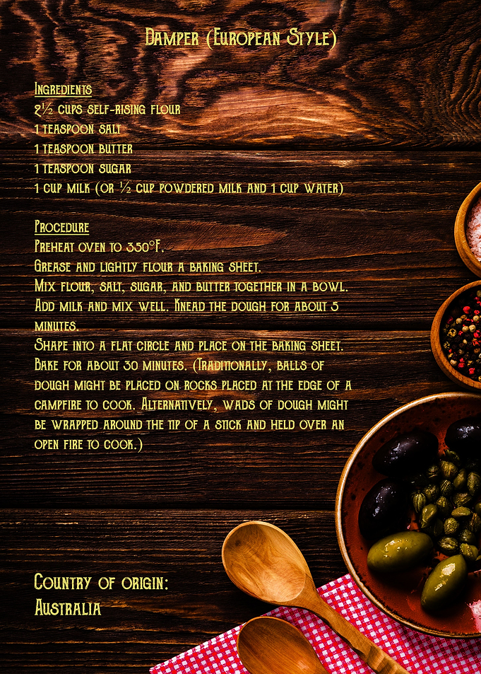 Australia recipe 1